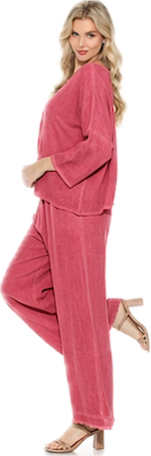 Frayed Gauze Pants