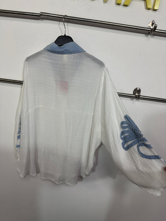 Coastal Breeze Sheer Blouse