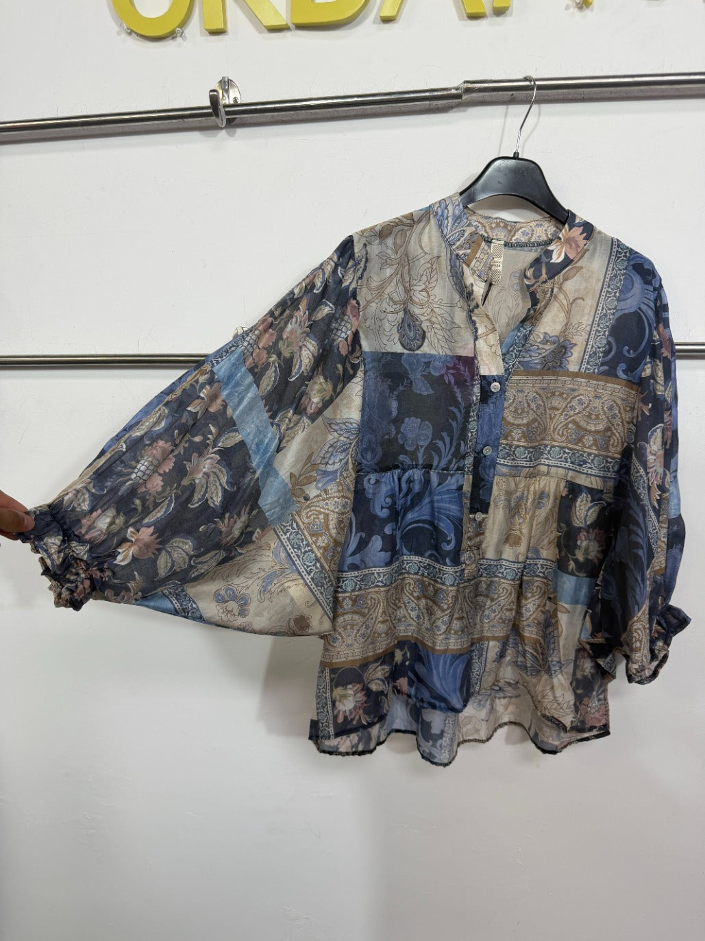 Vintage Patchwork Blouse