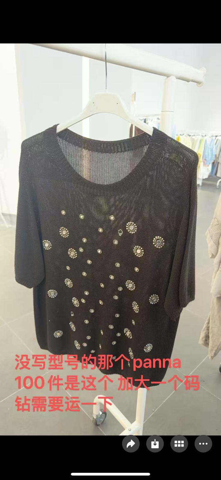 Midnight Sparkle Mesh Top