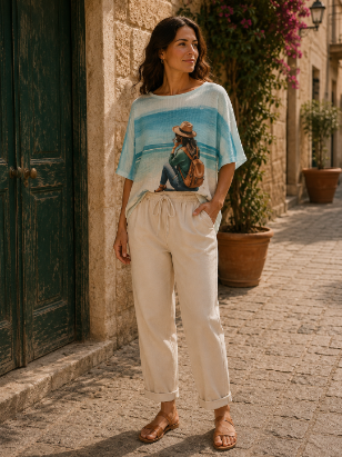 Seaside Muse Mesh Top