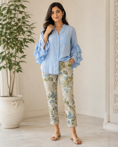 Riviera Bloom Stretch Pant