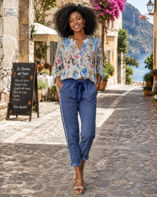 Soft Garden Eyelet Blouse