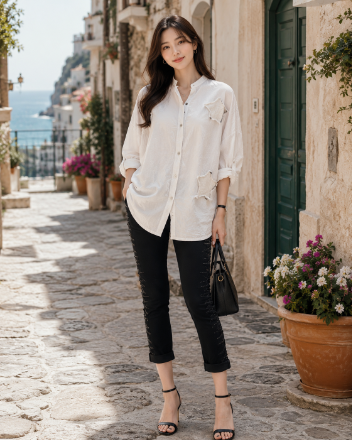 Cotton Star Button Up