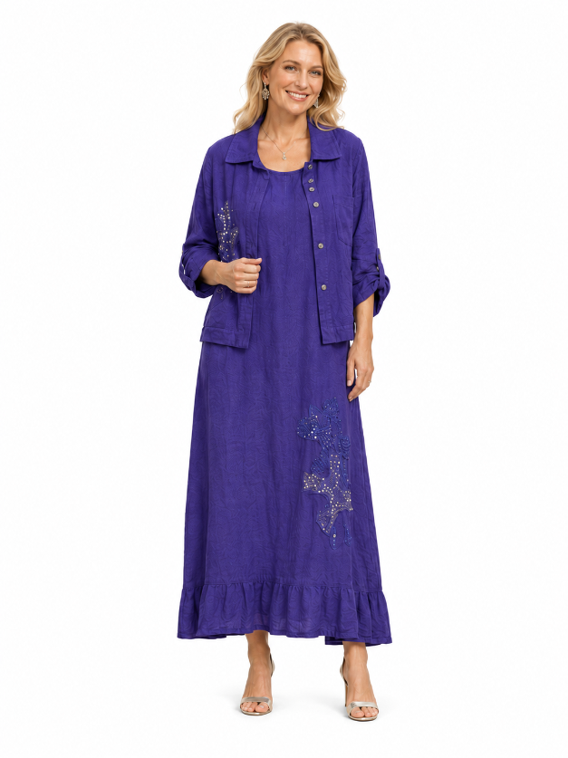 A0230 Sequin Applique Top