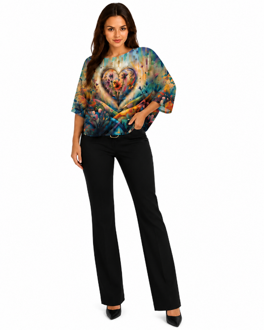 9083- Floral Heart Garden