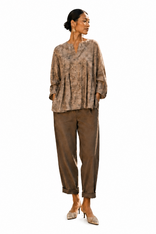 Stretch Belted Pants