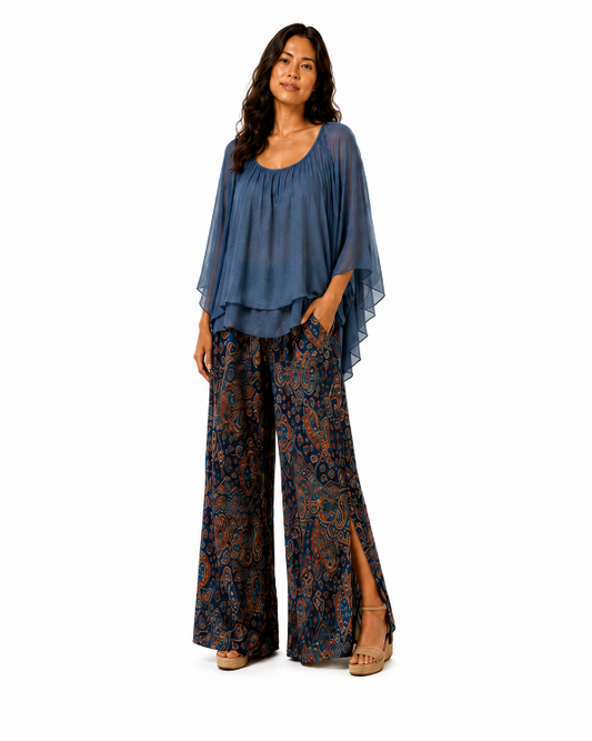 67081 Paisley Leg Pants