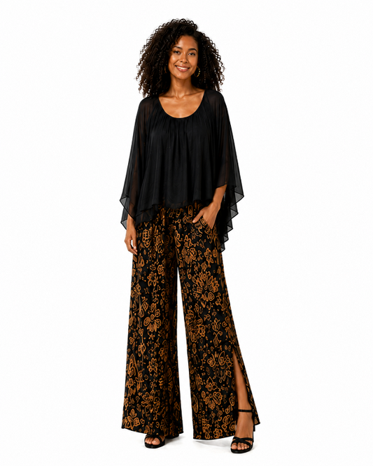 67081- Botanical Leg Pants