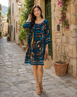 68052- Classic Art Dress