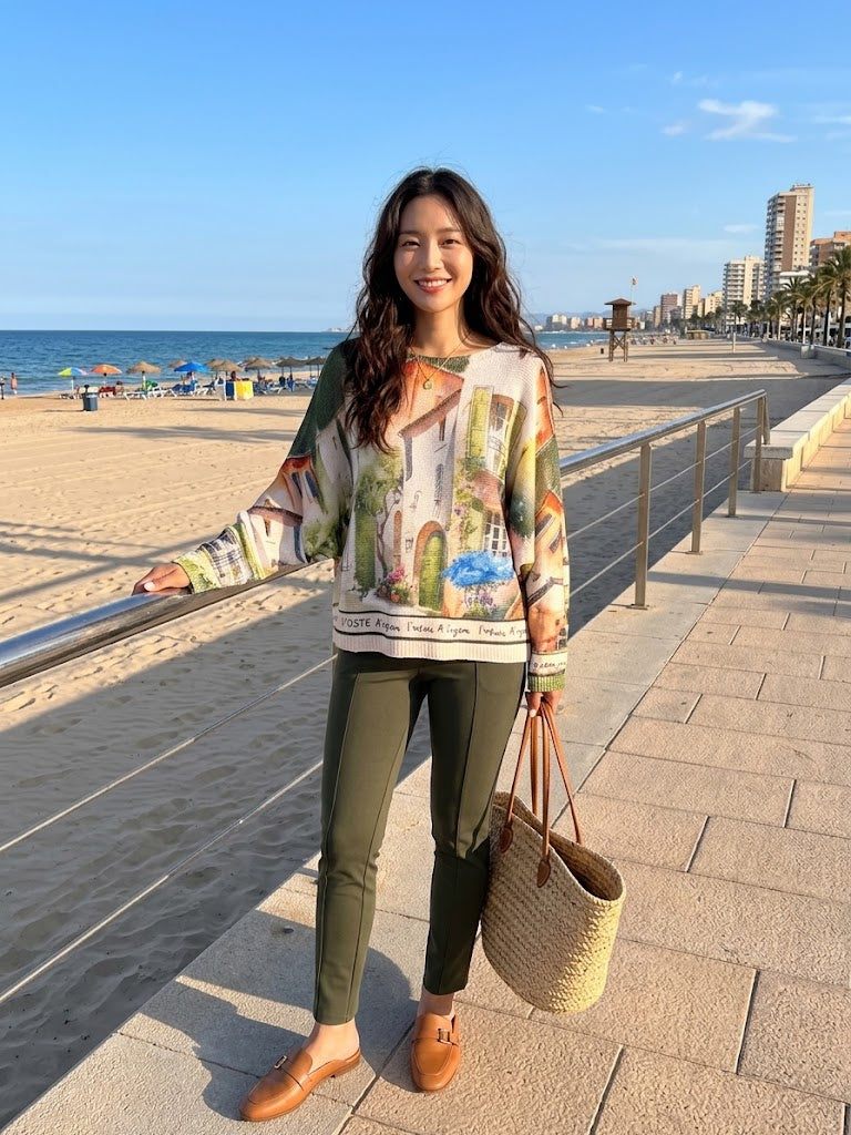 9066 Village Mesh Top
